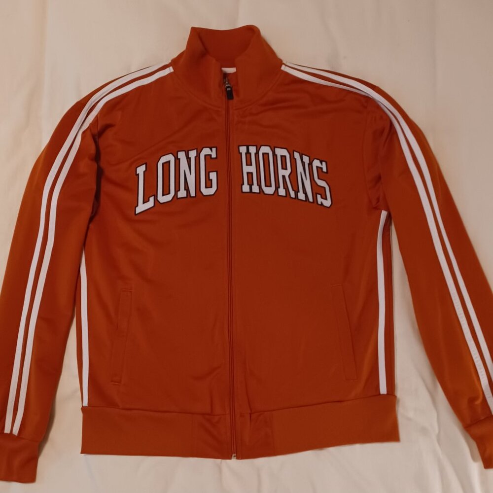 Vintage Texas Longhorns Full-Zip Track Jacket Adult Size Large Orange Men’s '00s